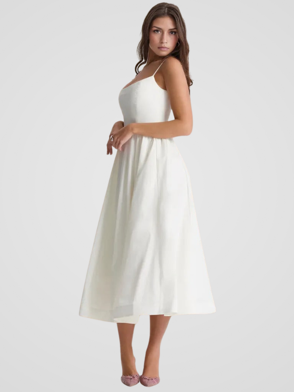 KYNSKIN™ - Elara Bloom Midi Dress