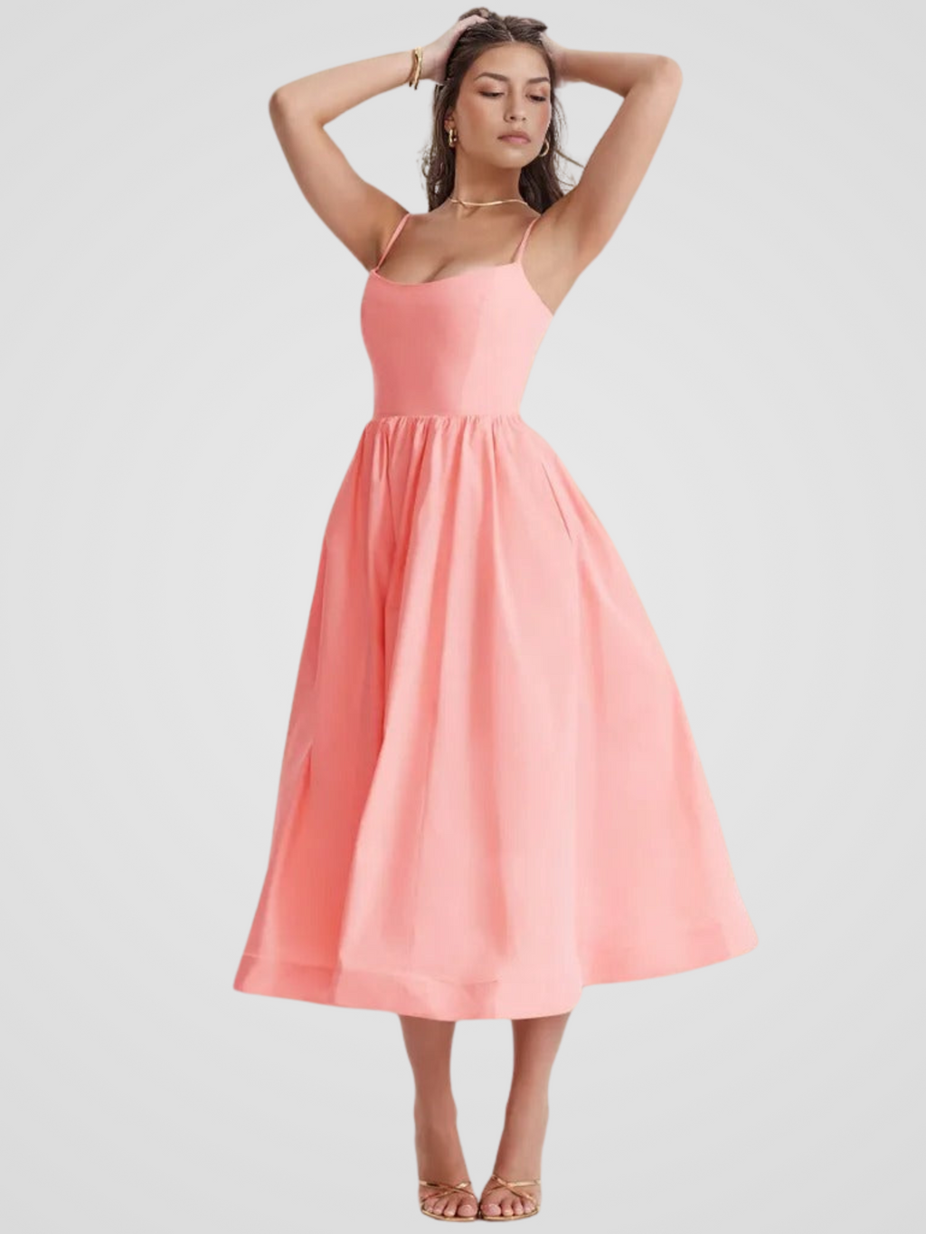 KYNSKIN™ - Elara Bloom Midi Dress