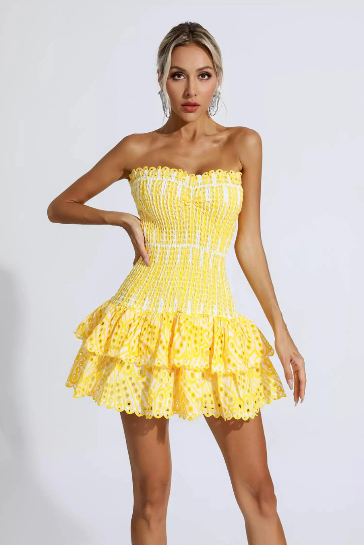 KYNSKIN™ - Anya Ruffle Mini Dress