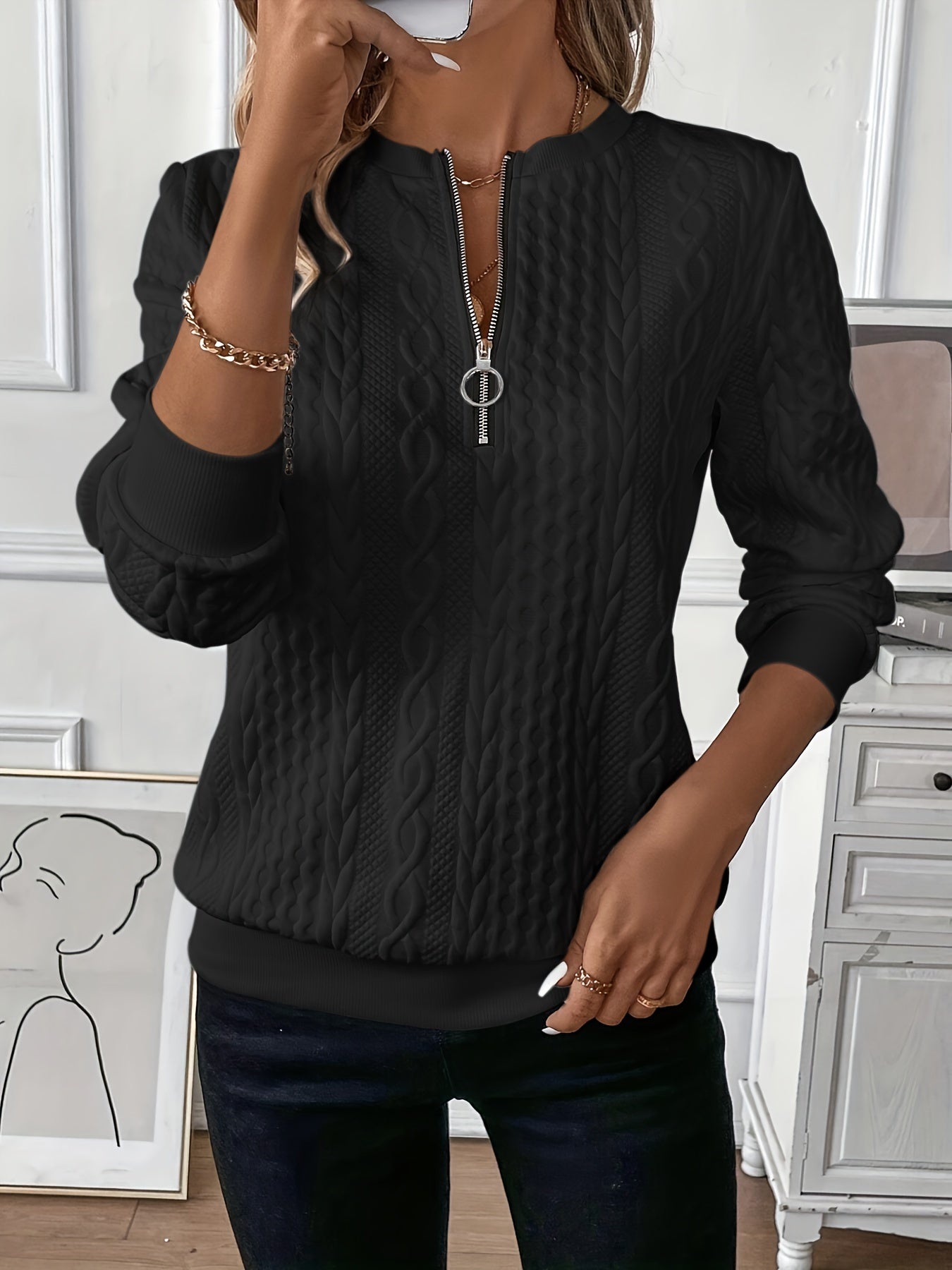 KYNSKIN™ - Mila Zip-Up Sweater