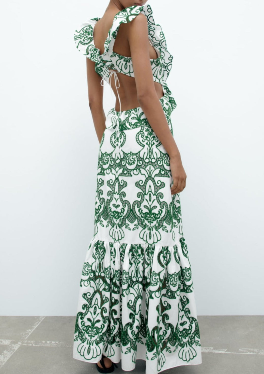 KYNSKIN™ - Haven Ruffled Maxi Dress