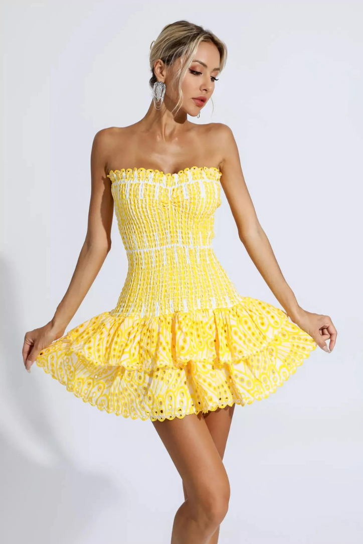 KYNSKIN™ - Anya Ruffle Mini Dress