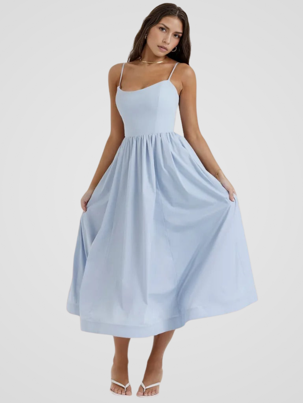KYNSKIN™ - Elara Bloom Midi Dress