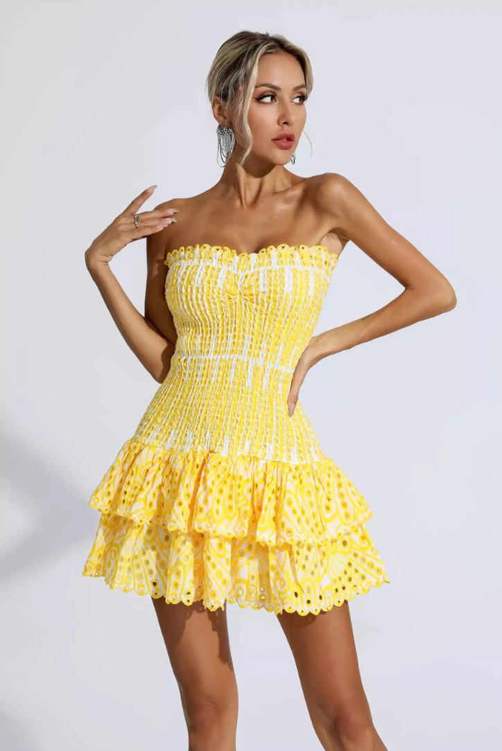 KYNSKIN™ - Anya Ruffle Mini Dress