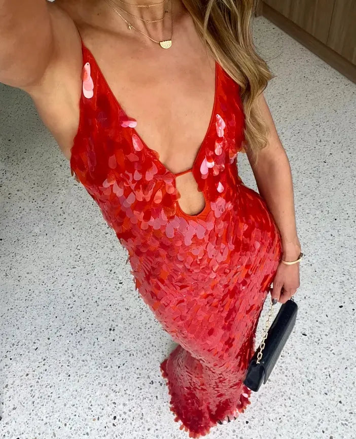 KYNSKIN™ - Kailani Sequin Maxi Dress