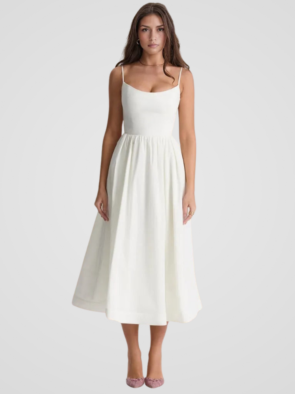 KYNSKIN™ - Elara Bloom Midi Dress