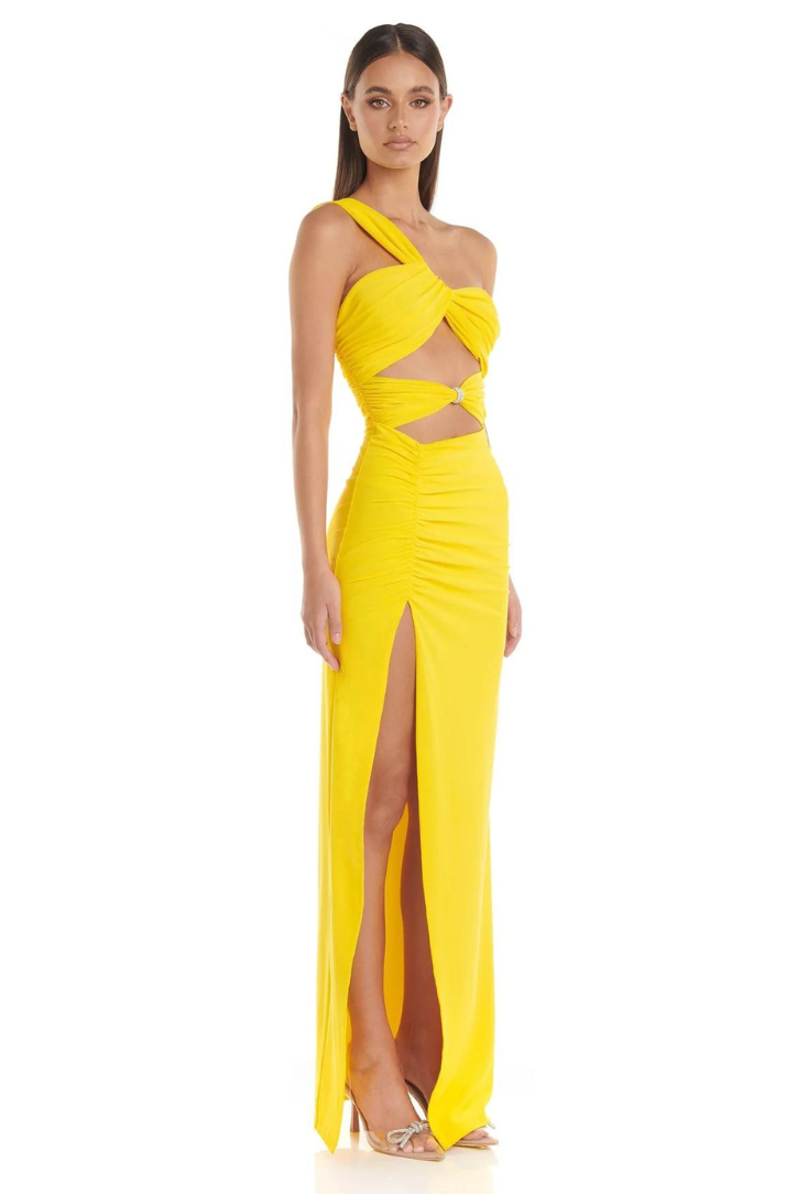 KYNSKIN™ - Lennox One Shoulder Maxi Dress