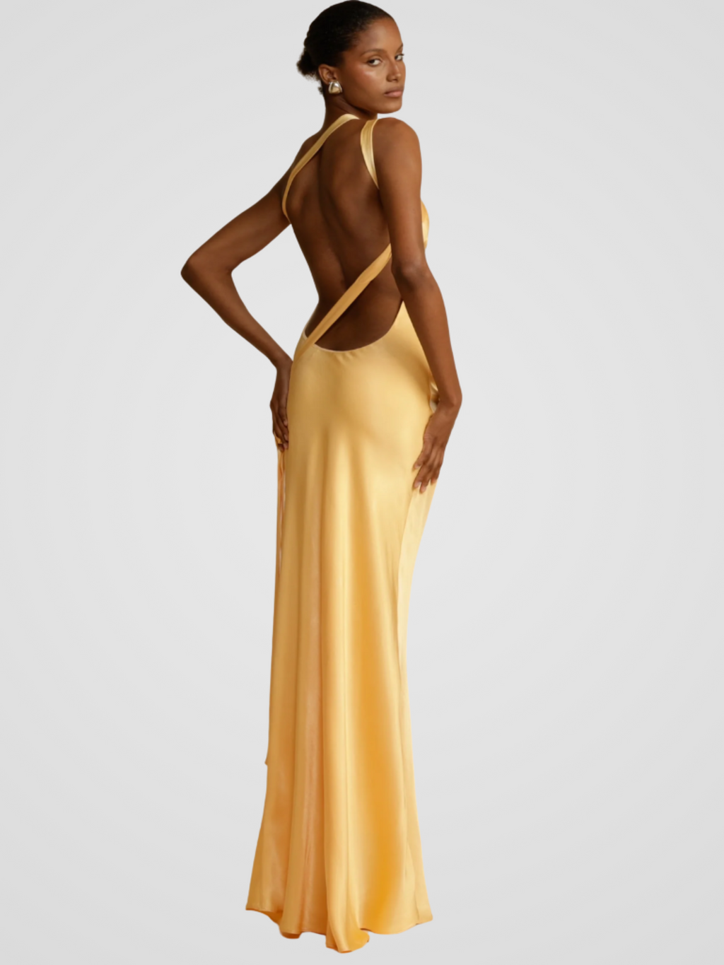 KYNSKIN™ - Golden Glow Maxi Dress