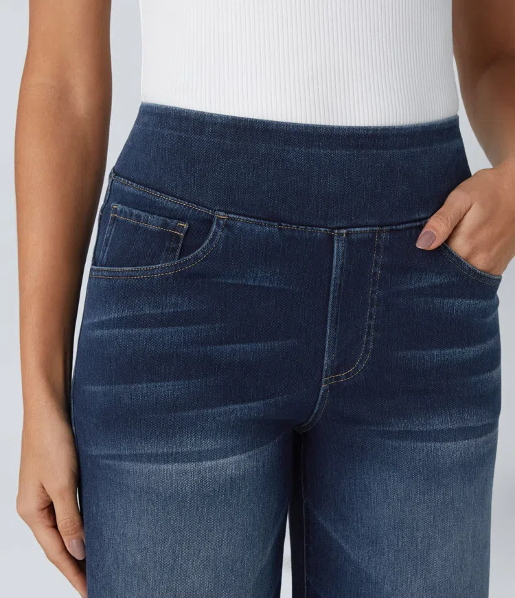 KYNSKIN™ - Solène Relaxed Fit Wide-Leg Jeans