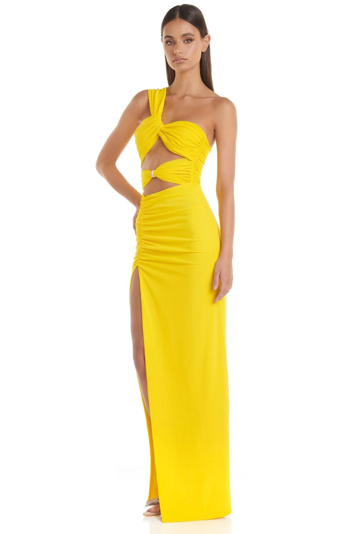 KYNSKIN™ - Lennox One Shoulder Maxi Dress