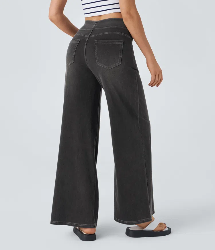 KYNSKIN™ - Solène Relaxed Fit Wide-Leg Jeans