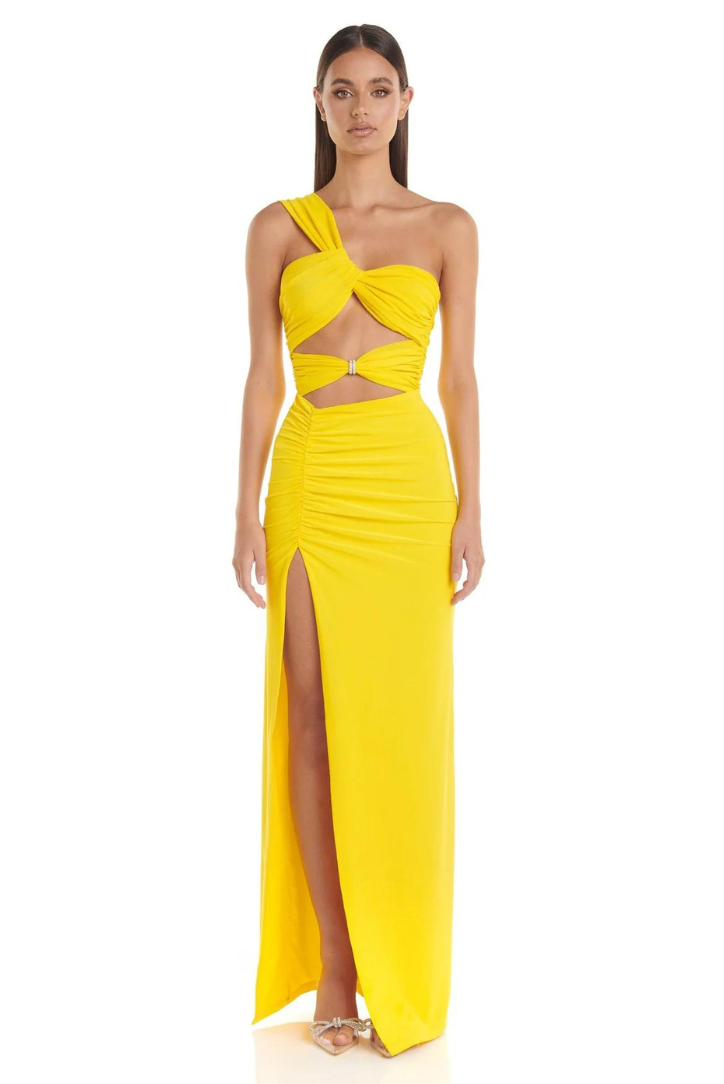 KYNSKIN™ - Lennox One Shoulder Maxi Dress