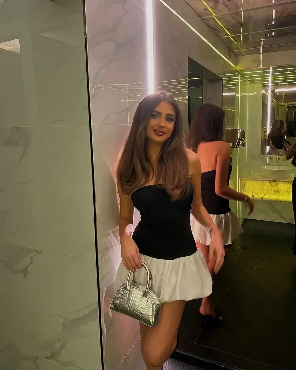 KYNSKIN™ - Danielle Bubble Hem Mini Dress