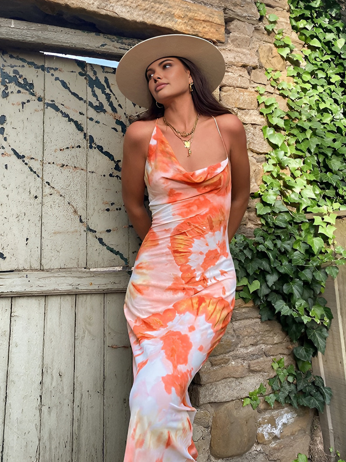 KYNSKIN™ - Galilea Tropical Floral Maxi Dress