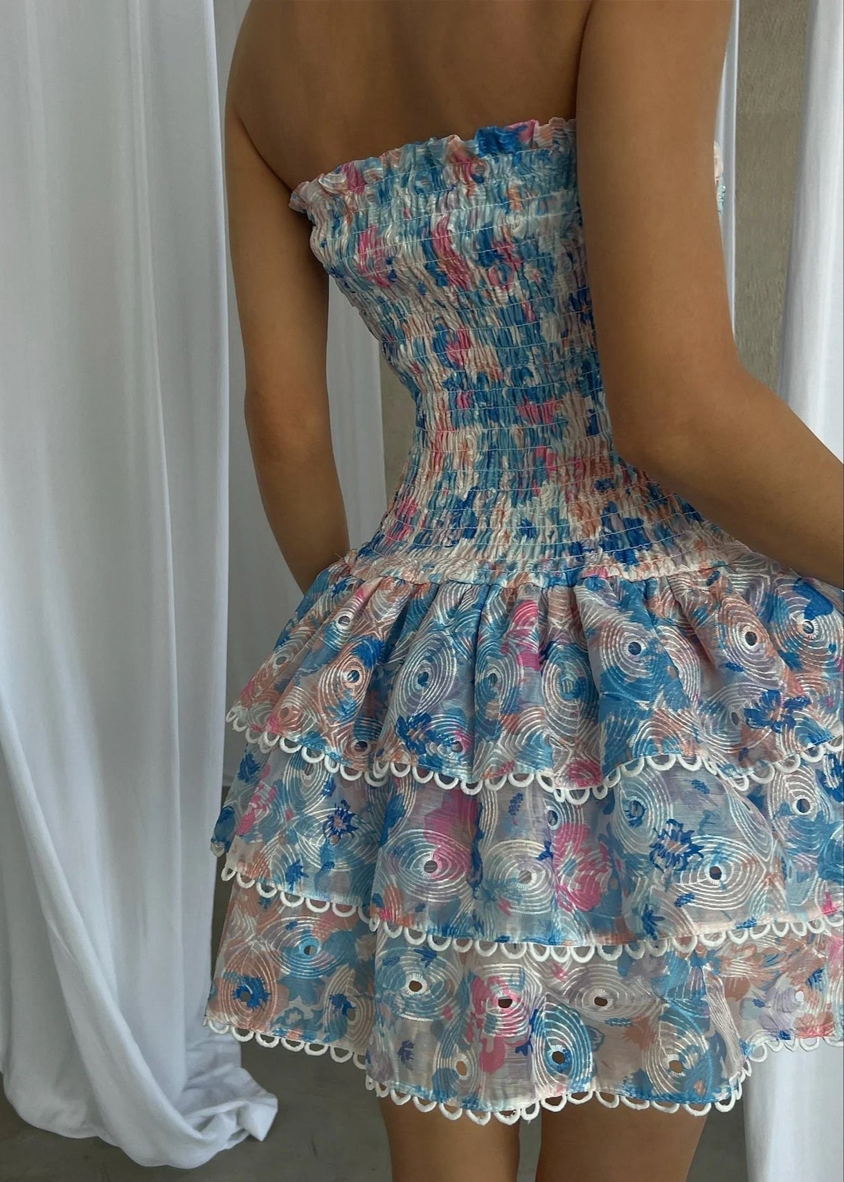 KYNSKIN™ - Kaylee Strapless Floral Dress