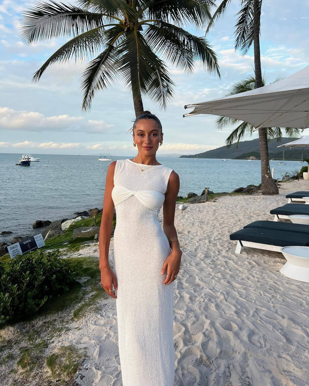 KYNSKIN™ - Mika Round Neck Knitted Maxi Dress