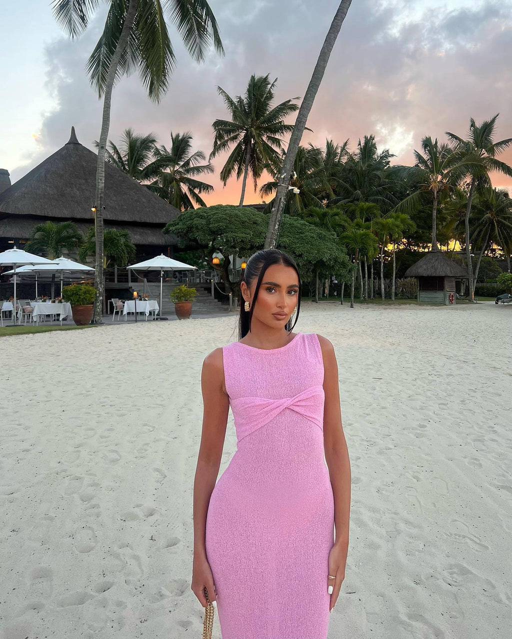 KYNSKIN™ - Mika Round Neck Knitted Maxi Dress