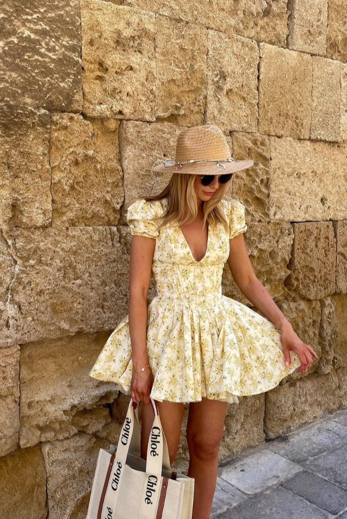 KYNSKIN™ - Vivienne Floral Mini Dress