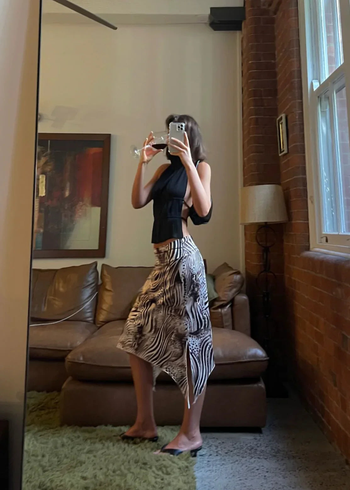 KYNSKIN™ - Lauren Backless Pleated Top