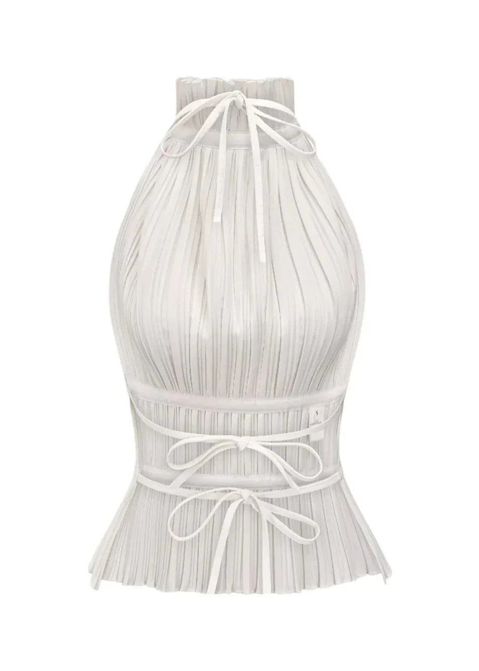 KYNSKIN™ - Lauren Backless Pleated Top