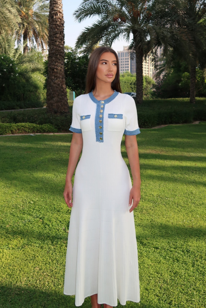 KYNSKIN™ - Jocelyn Buttoned Maxi Dress