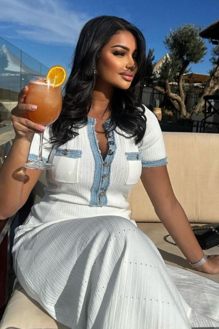 KYNSKIN™ - Jocelyn Buttoned Maxi Dress
