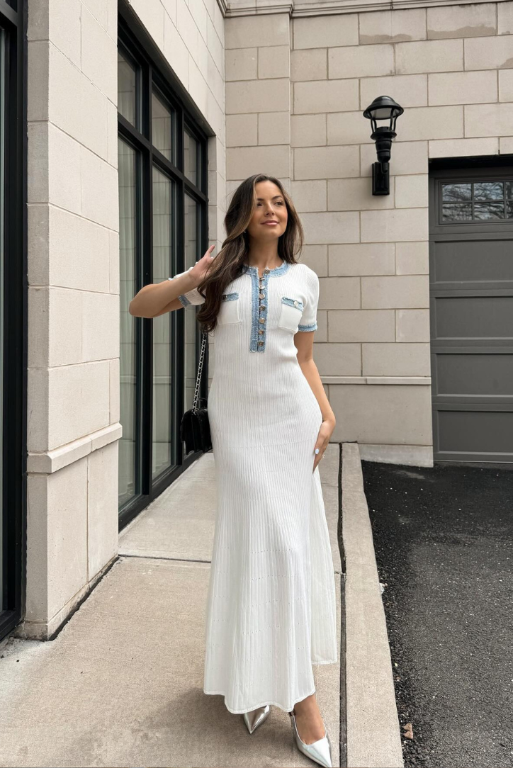 KYNSKIN™ - Jocelyn Buttoned Maxi Dress