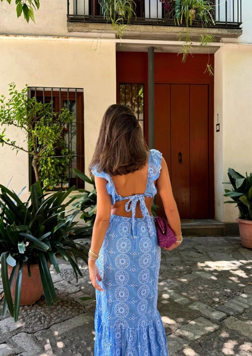 KYNSKIN™ - Camila Ruffled Maxi Dress