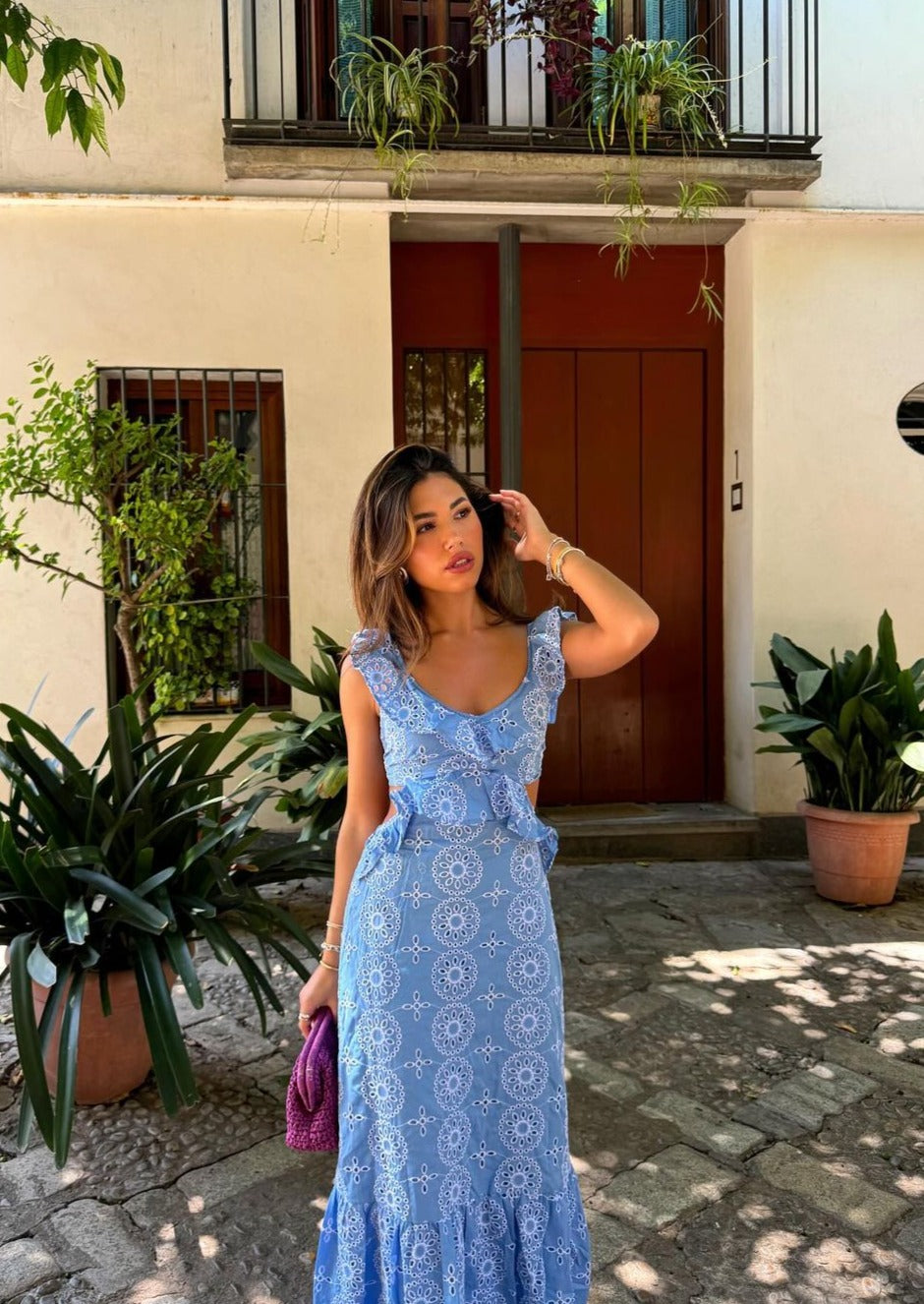 KYNSKIN™ - Camila Ruffled Maxi Dress
