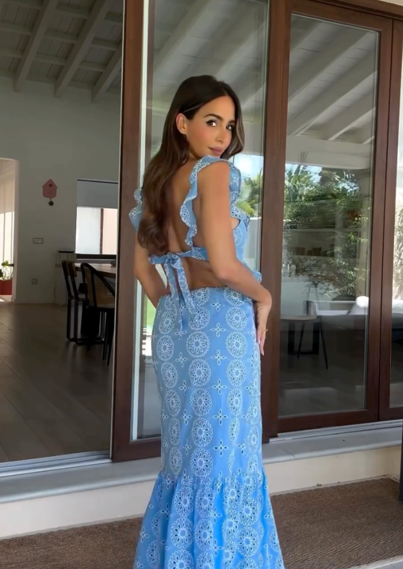 KYNSKIN™ - Camila Ruffled Maxi Dress
