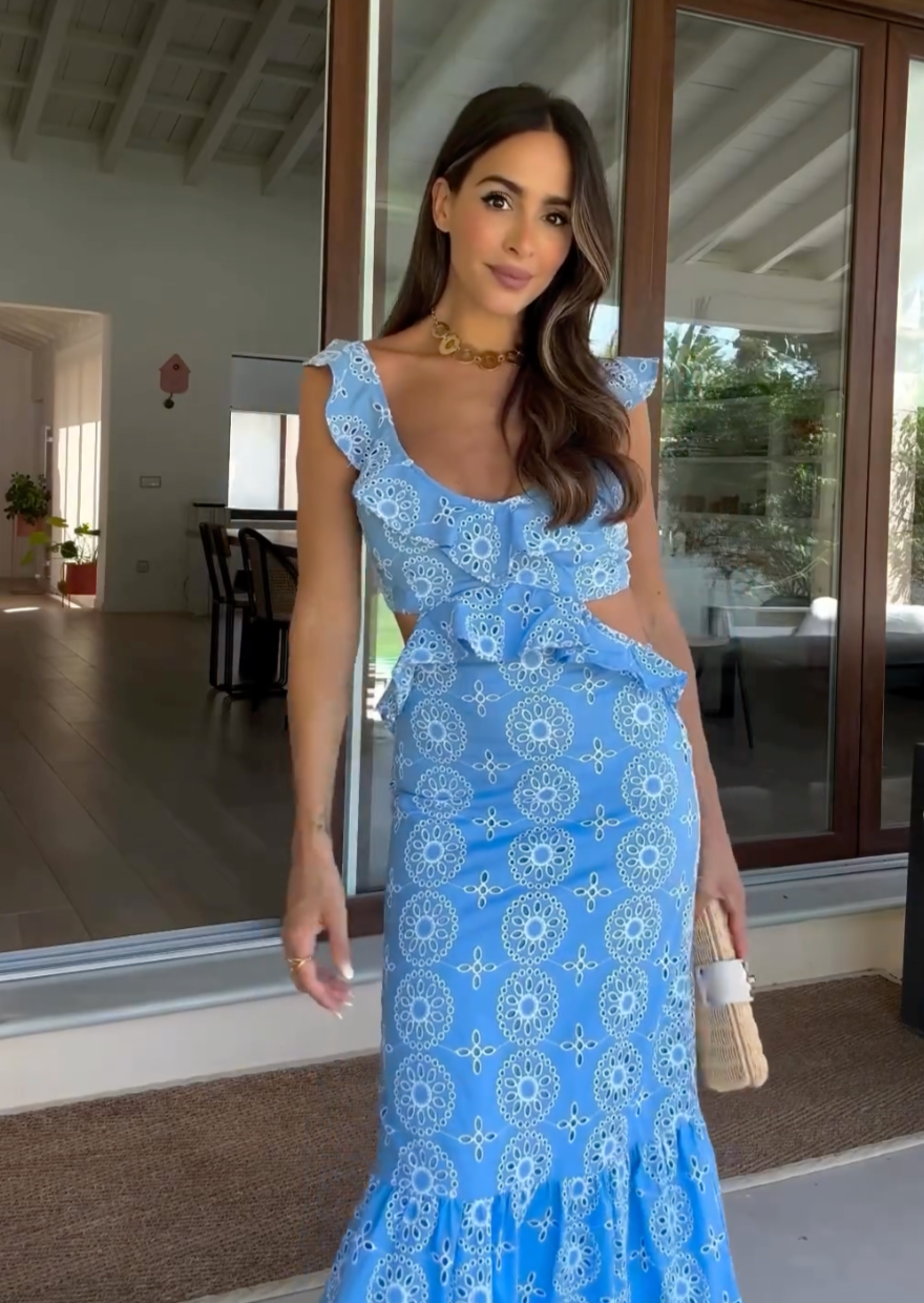 KYNSKIN™ - Camila Ruffled Maxi Dress