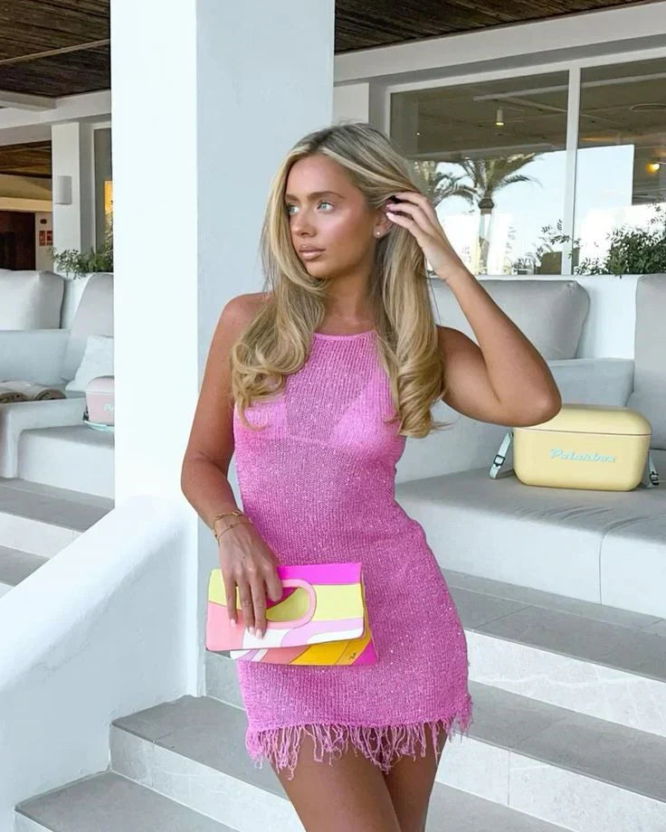 KYNSKIN™ - Eliza Sparkly Mini Dress