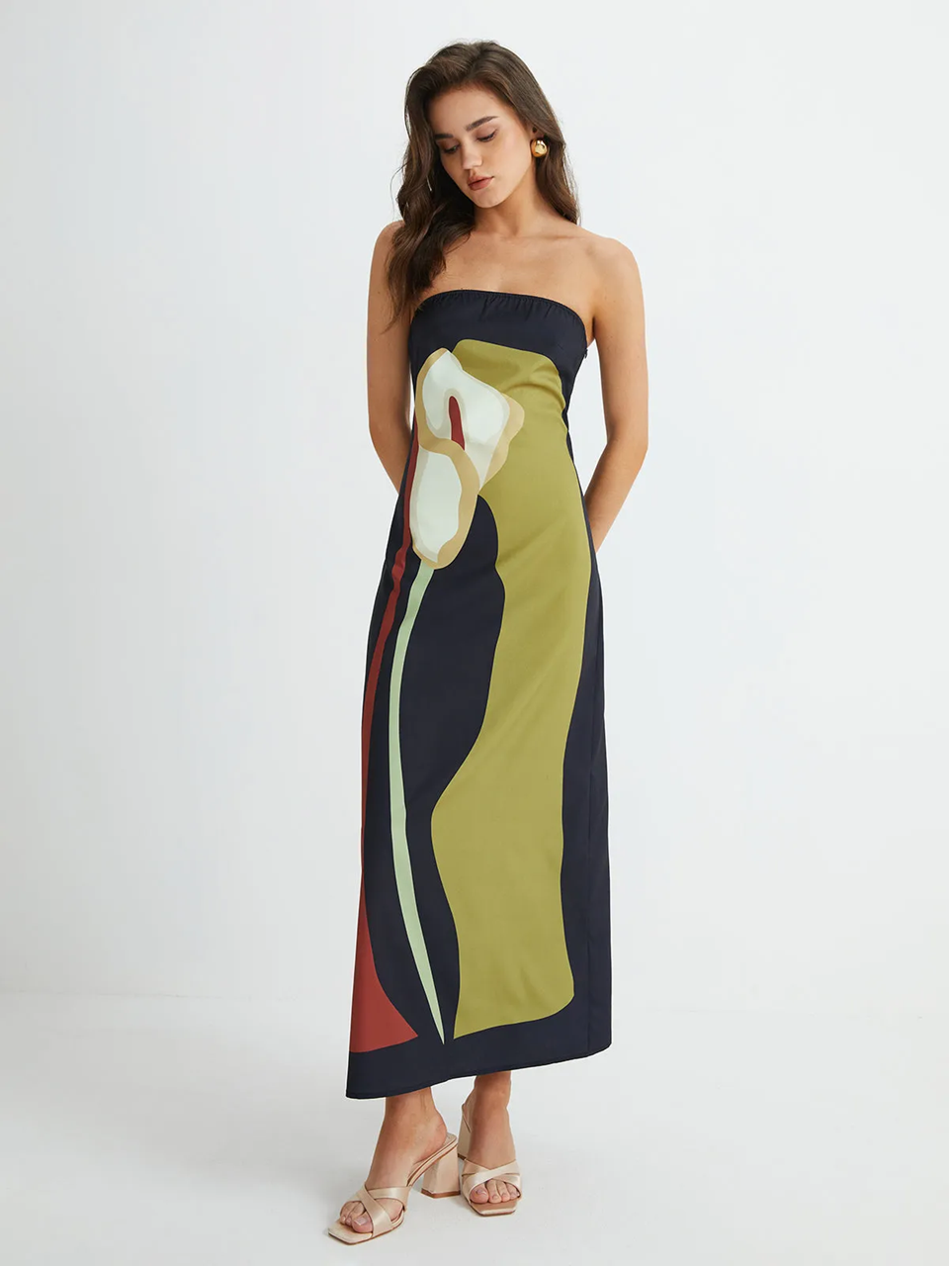 KYNSKIN™ - Harper Strapless Maxi Dress
