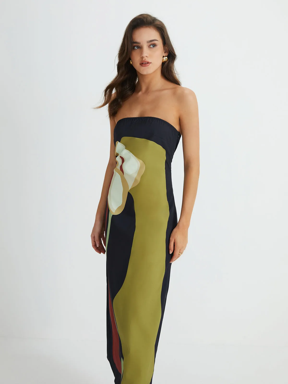 KYNSKIN™ - Harper Strapless Maxi Dress