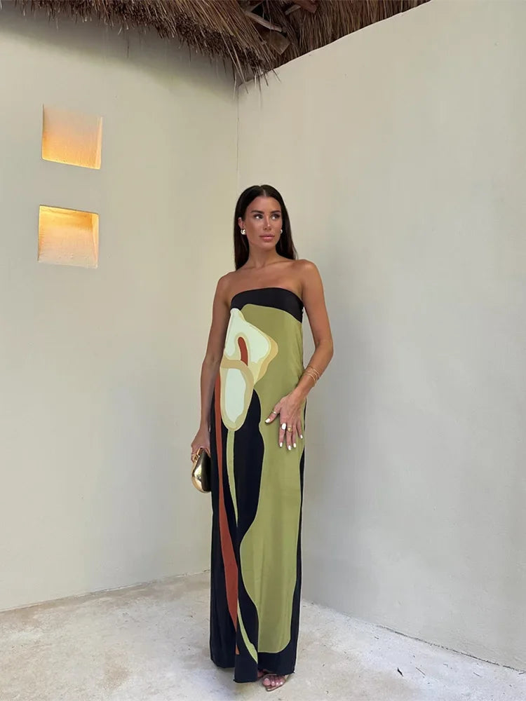 KYNSKIN™ - Harper Strapless Maxi Dress