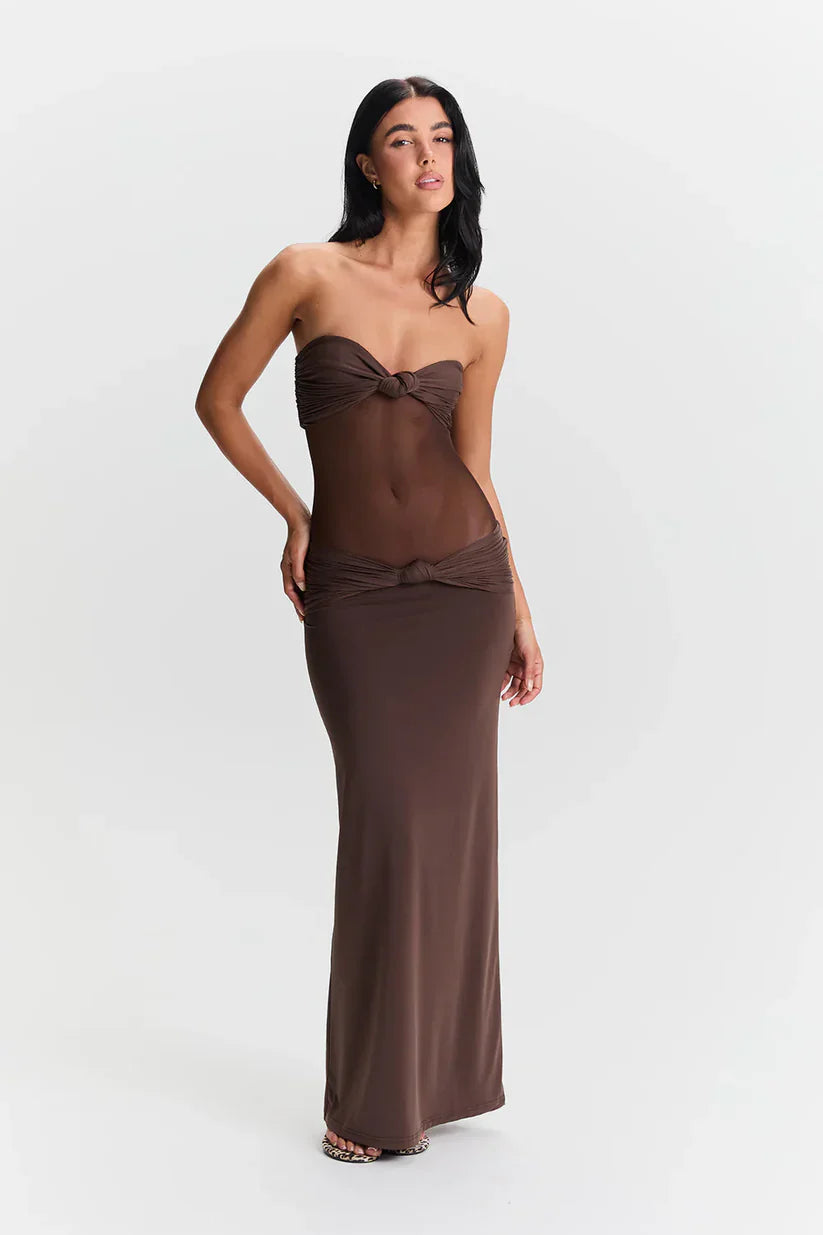 KYNSKIN™ - Zola Detachable Straps Maxi Dress