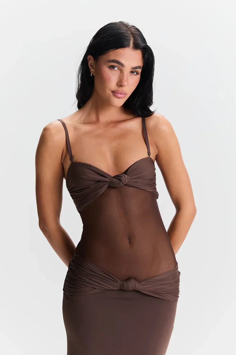KYNSKIN™ - Zola Detachable Straps Maxi Dress