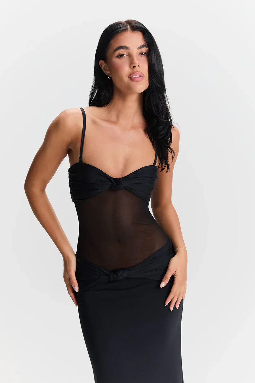 KYNSKIN™ - Zola Detachable Straps Maxi Dress
