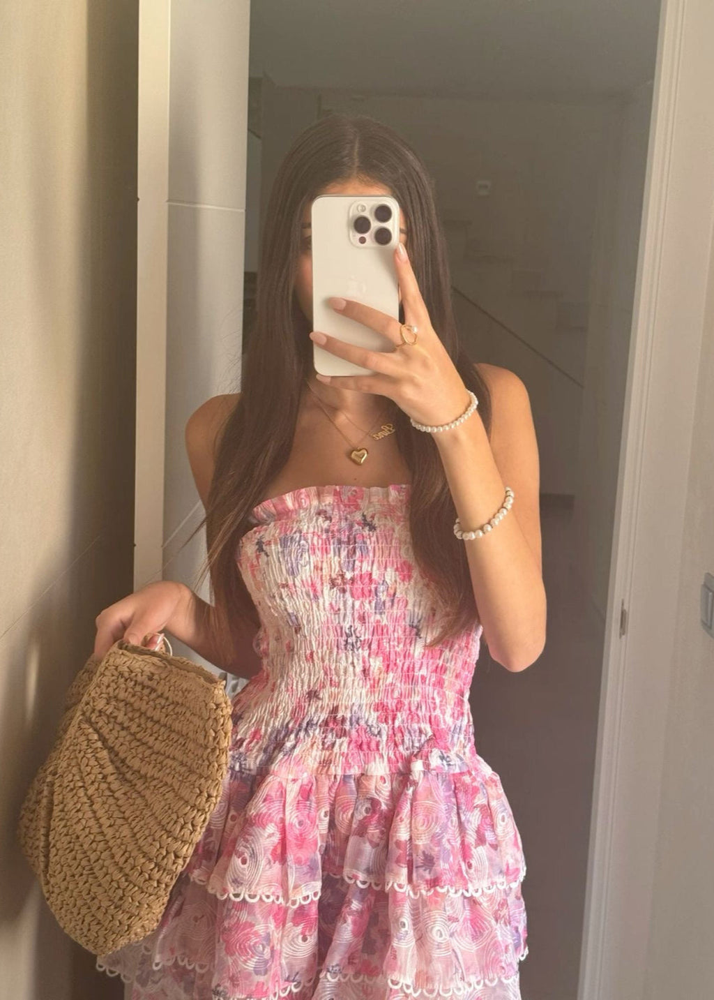 KYNSKIN™ - Cecilia Strapless Floral Dress