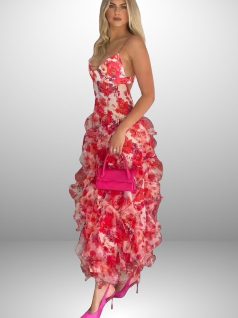 KYNSKIN™ - Romantic Bloom Maxi Dress