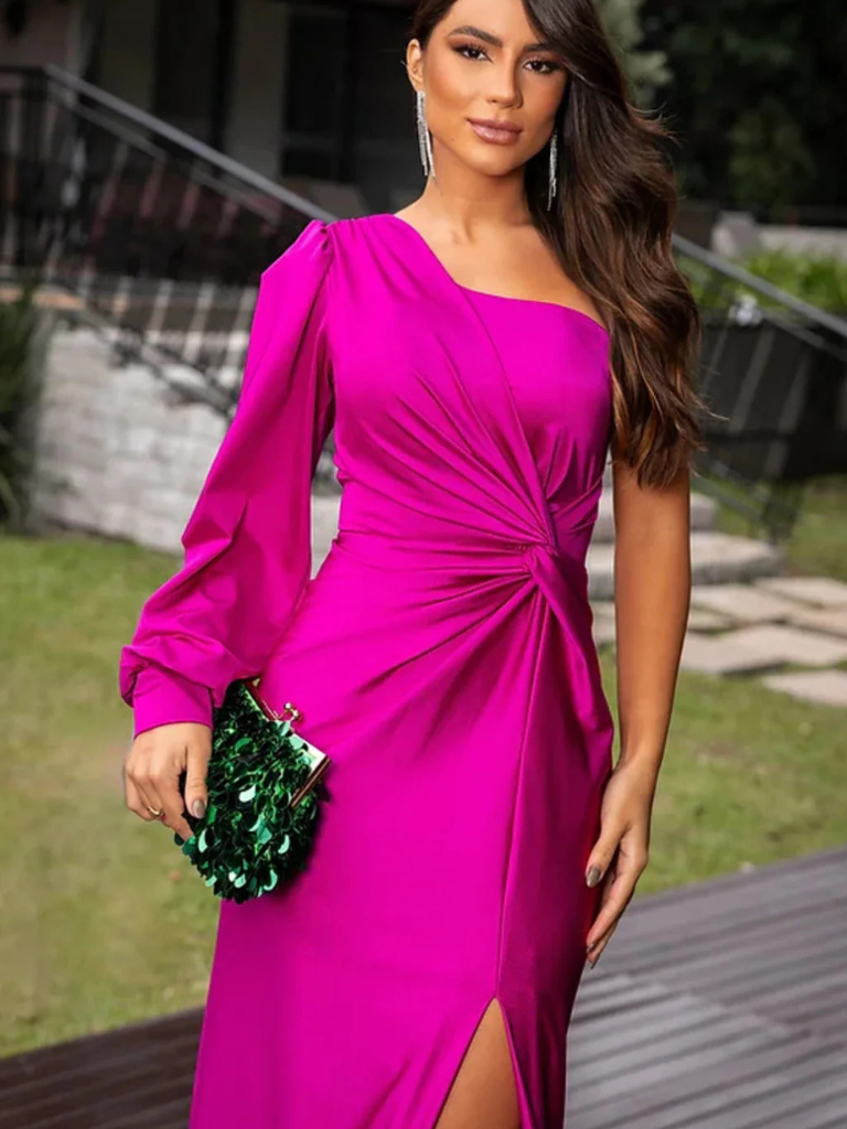 KYNSKIN™ - Anna Satin Maxi Dress