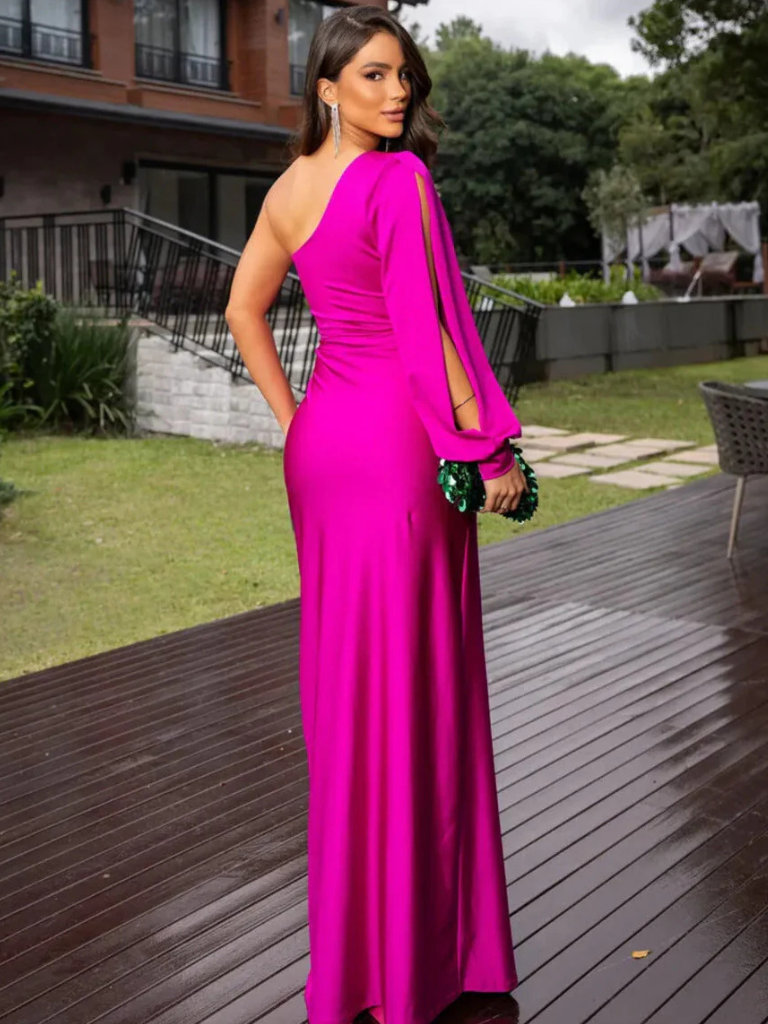 KYNSKIN™ - Anna Satin Maxi Dress