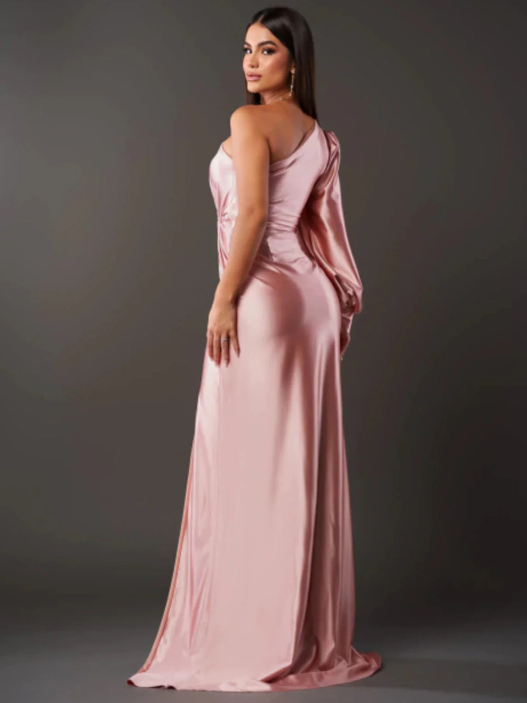 KYNSKIN™ - Anna Satin Maxi Dress