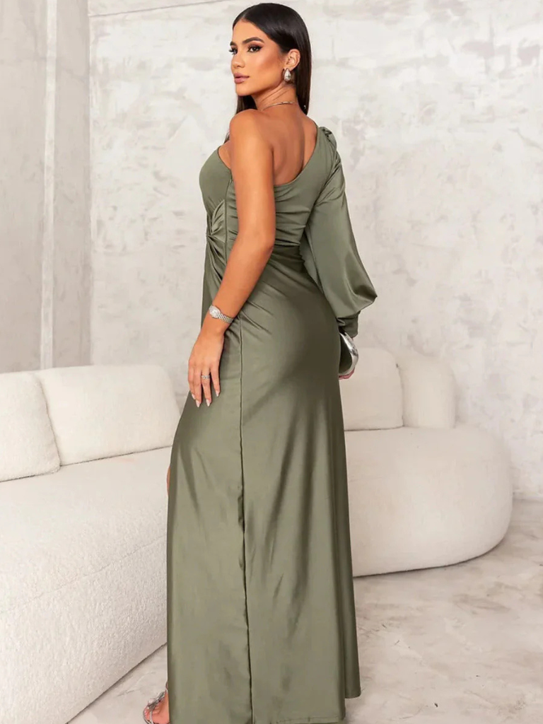 KYNSKIN™ - Anna Satin Maxi Dress