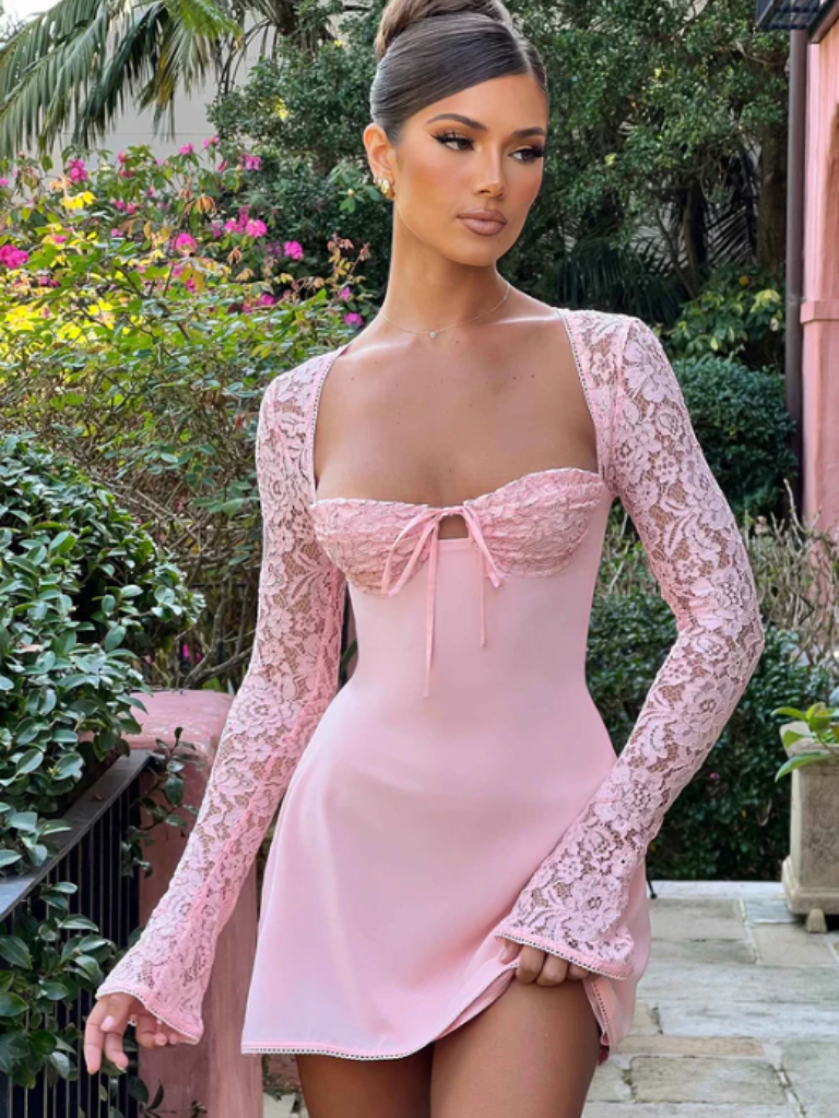 KYNSKIN™ - Amélie Lace Mini Dress