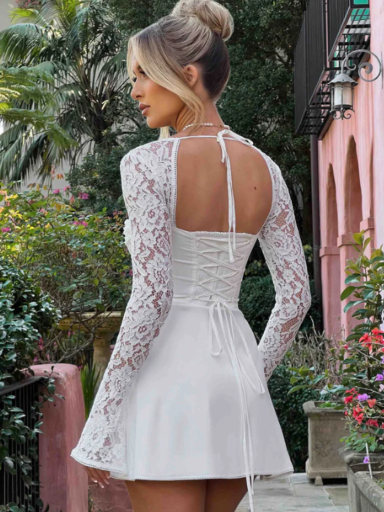 KYNSKIN™ - Amélie Lace Mini Dress