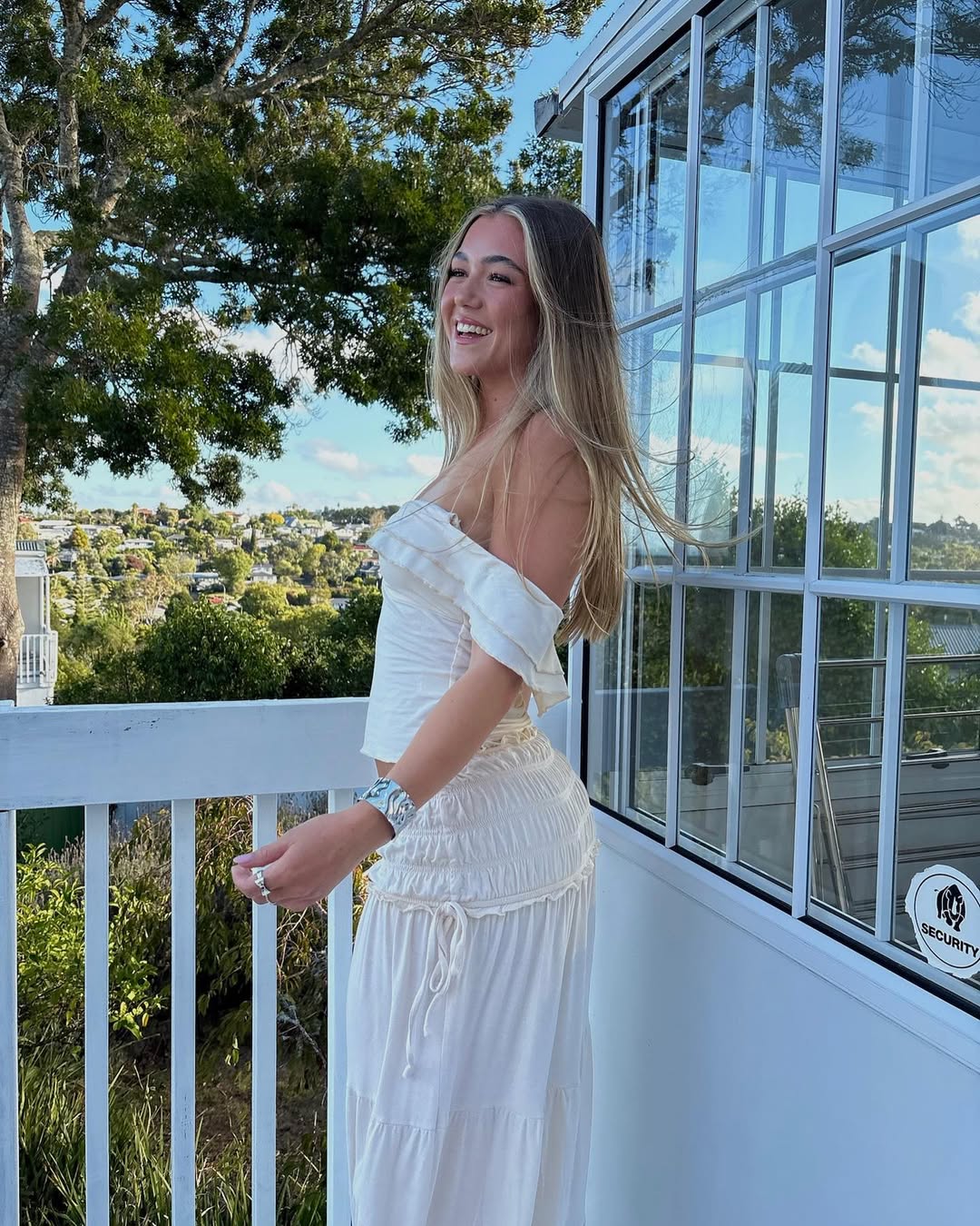 KYNSKIN™ - Paula Boho Ruffled Top and Maxi Skirt Set