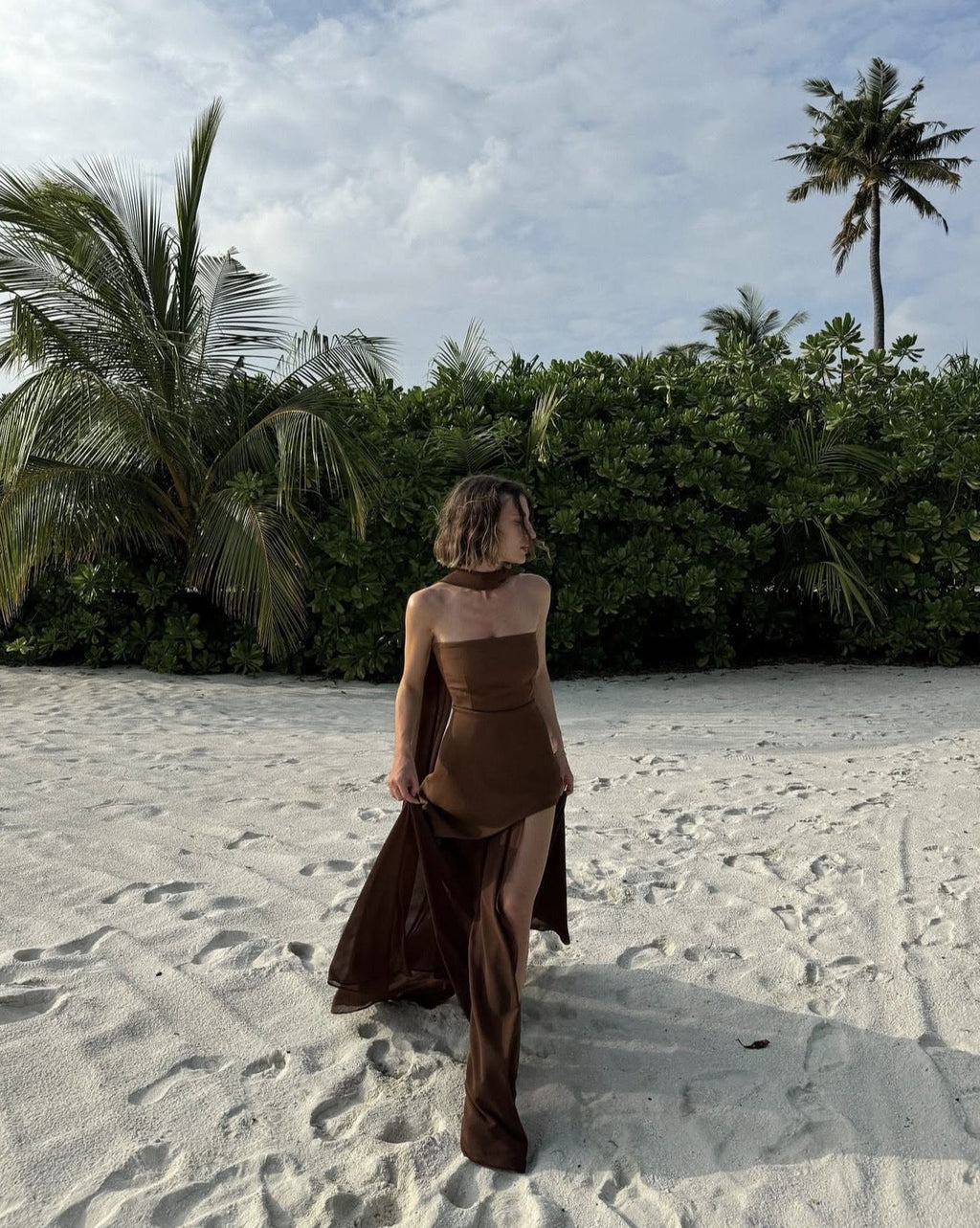 KYNSKIN™ - Valerie Asymmetrical Maxi Dress