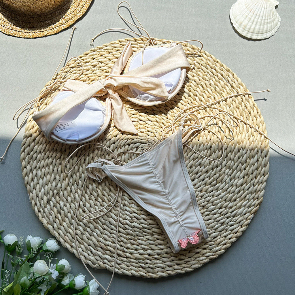 KYNSKIN™ - Novalee Embroidery Split Swimsuit