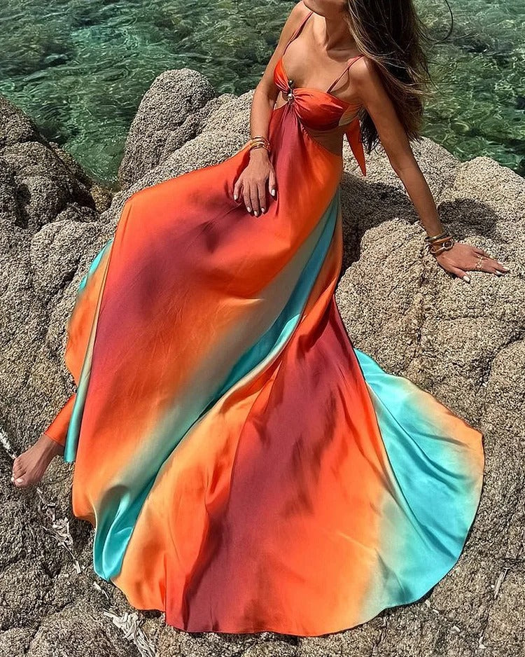 KYNSKIN™ - Harlow Sunset Maxi Dress